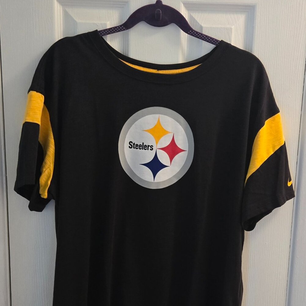 Steelers NWT NFL Apparel Women's SS Tee XXL 2XL Black